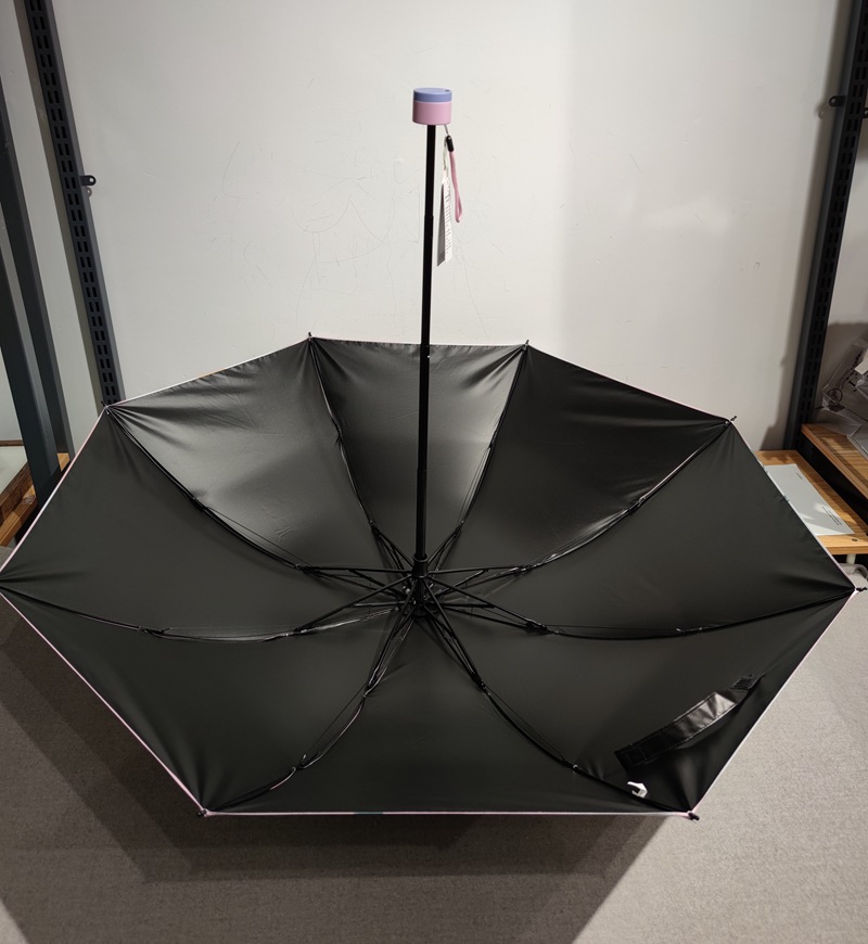 新款青花物语大光明外翻雨伞黑胶涂层防晒遮阳伞时尚撞色柄晴雨伞