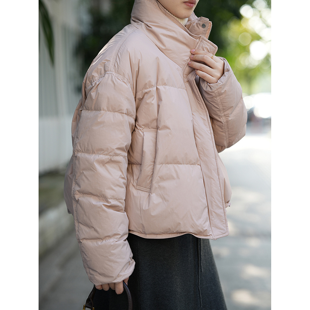 Yan Shuang 90 White Duck down Jacket Female 2023 Winter New Loose and Simple Short down Coat Coat 80875