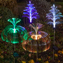 太阳能圣诞树装饰五层水母灯花园草坪庭院景观灯户外防水氛围灯饰