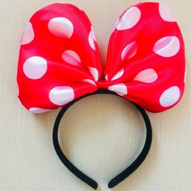 六一儿童节用品聚会装扮米奇头饰头箍发箍万圣节米奇蝴蝶结发夹