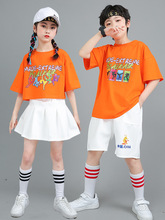儿童表演服装小学生运动会开幕式班服国庆幼儿园啦啦队舞蹈演出服