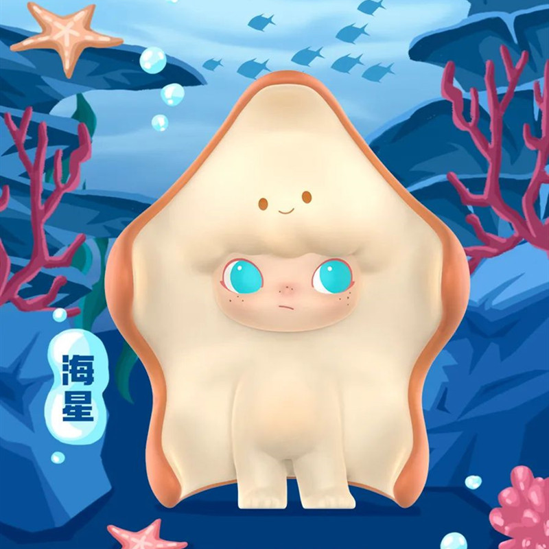 现货popmart泡泡玛特 dimoo水族馆系列手办网红盲盒创意礼物潮流
