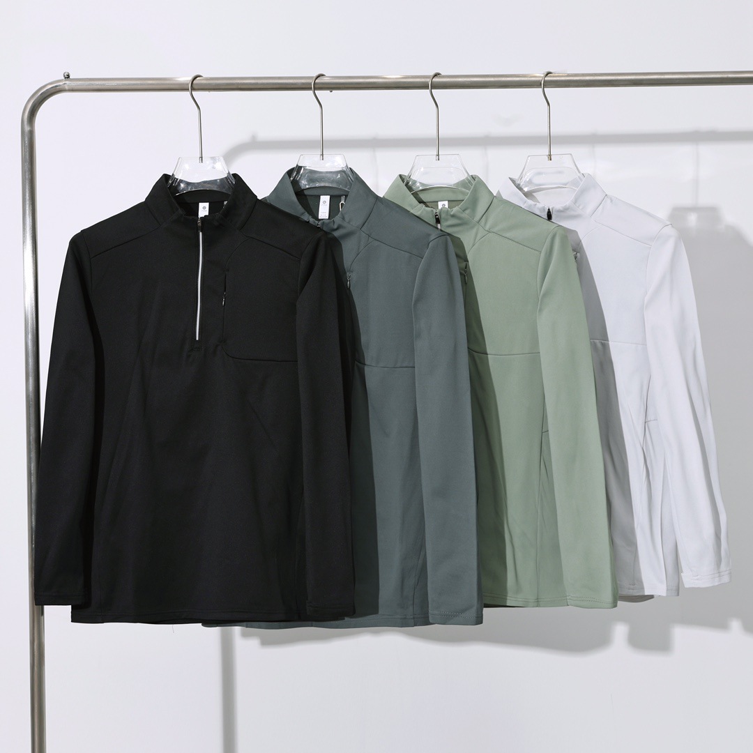 茑系平替春季新款男装半拉链立领微拉绒立体裁剪纯色长袖修身夹克