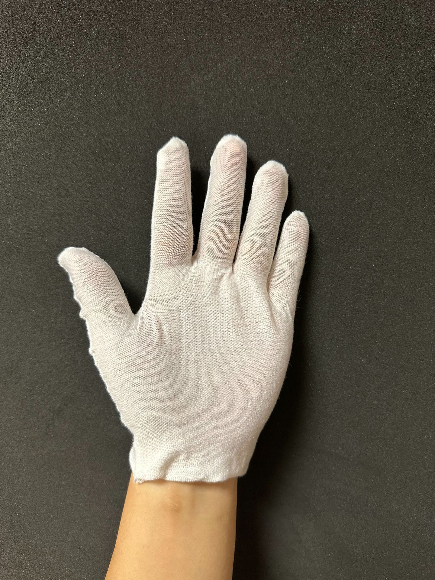 Factory in Stock White Gloves Crafts Etiquette Pure Cotton Work Gloves Thickened Labor Protection Jersey Cross-Border Cotton Gloves Wholesale