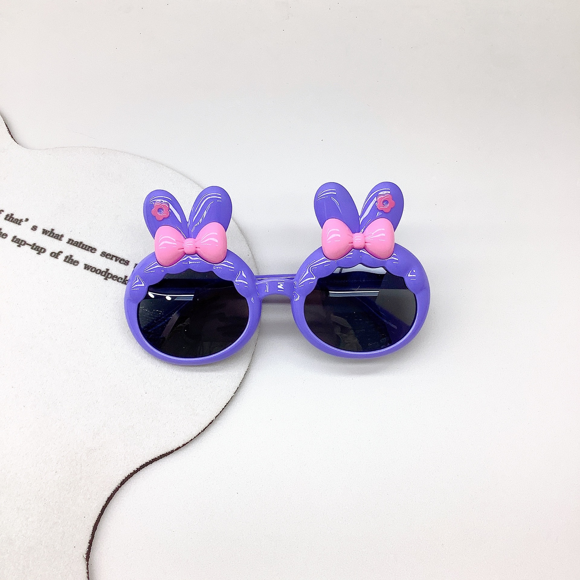 Fashion Kids Sunglasses Silicone Polarized Cute Ears Girls Sunglasses Sun UV Protection Boys Glasses