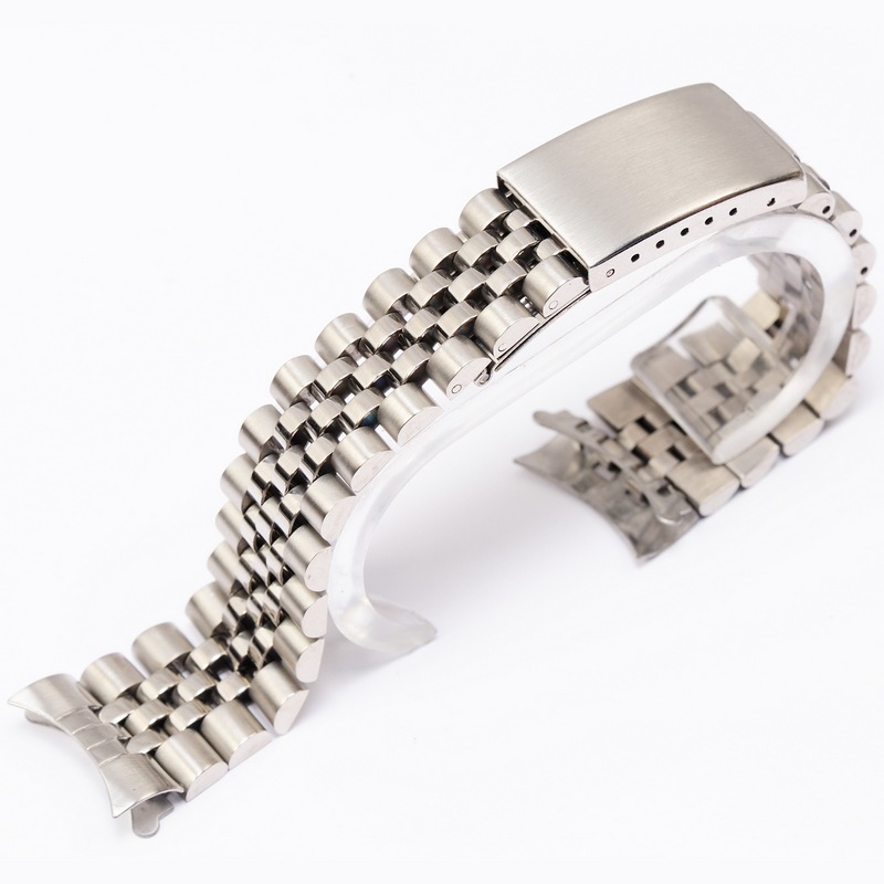 Substitute Laoxili Log Strap Stainless Steel Watch Chain Men's and Women's 13 17 18 20mm Watch Chain