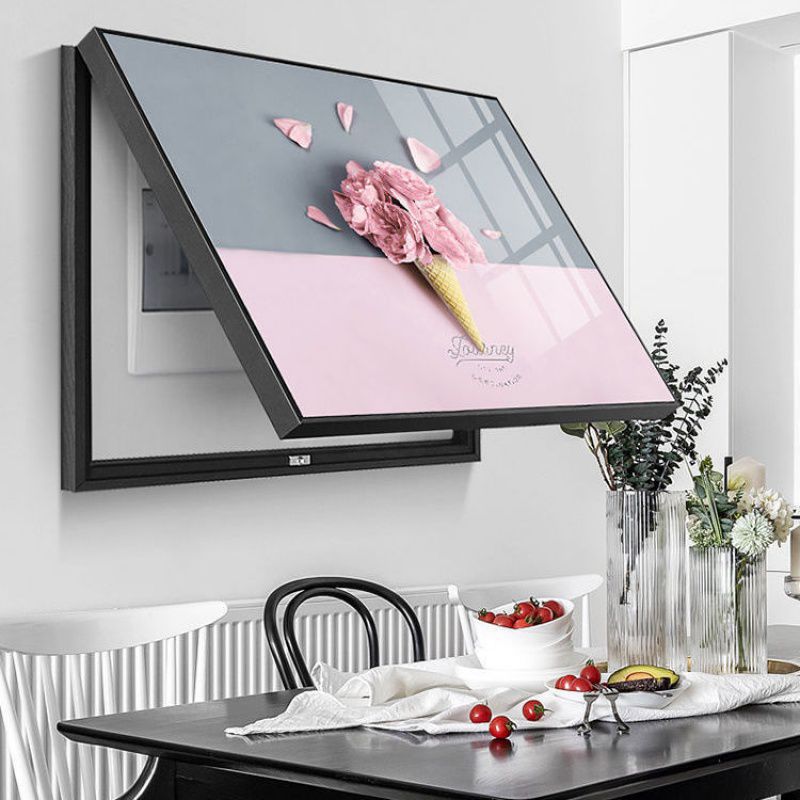 电表箱装饰画免打孔现代简约遮挡箱创意电闸箱配电箱弱电箱开关盒