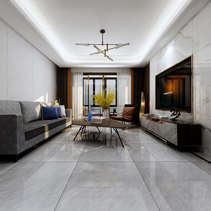 通体大理石瓷砖800x800地板砖新款灰色客厅地砖60防滑耐磨砖批发