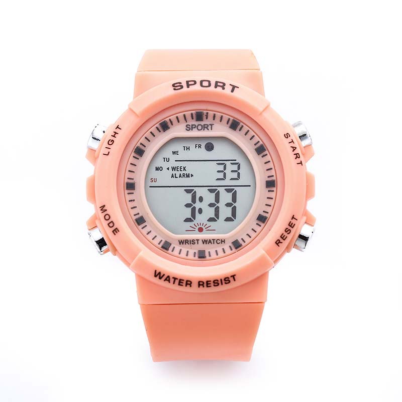 New Simple Electronic Watch Student Campus Multi-Functional Leisure Chronograph Women's Watch Men's and Women's Watch with Alarm Clock