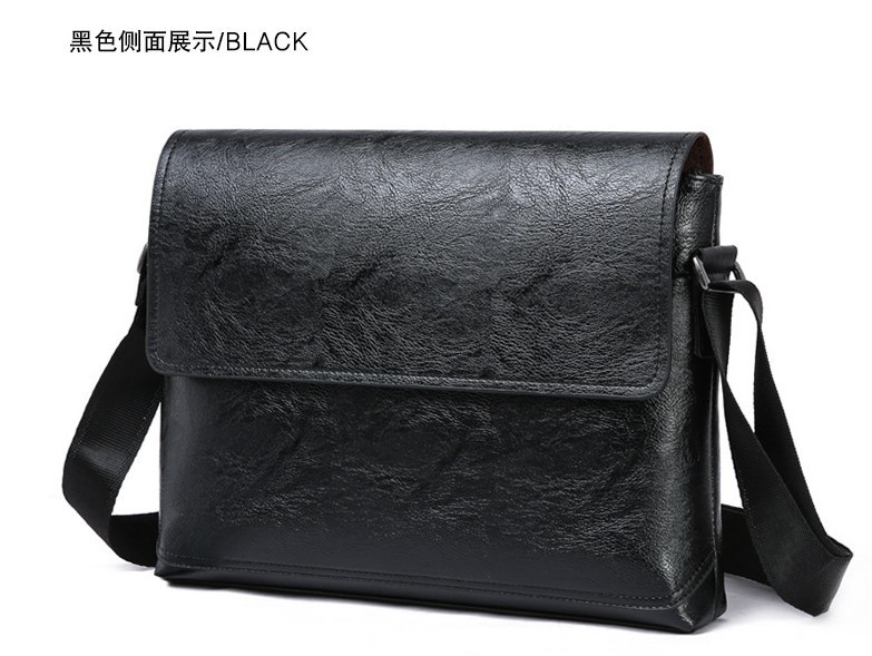 2020 Summer New Trendy Korean Style Men's Bag Shoulder Messenger Handbag Pu Shoulder Bag Support One Piece Dropshipping