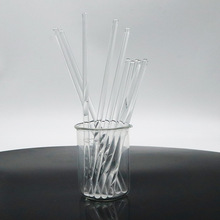 QD4D玻璃搅拌棒 玻璃棒 导流棒 玻棒 耐腐蚀 透明实心 长15cm 25c