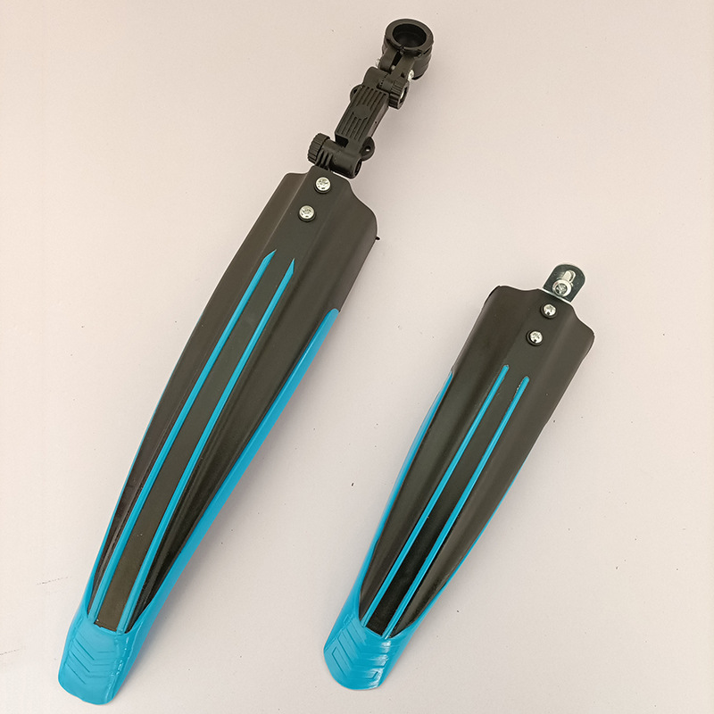 山地车自行车彩色挡泥板20/24/26车双色挡水盖单车快拆挡泥瓦