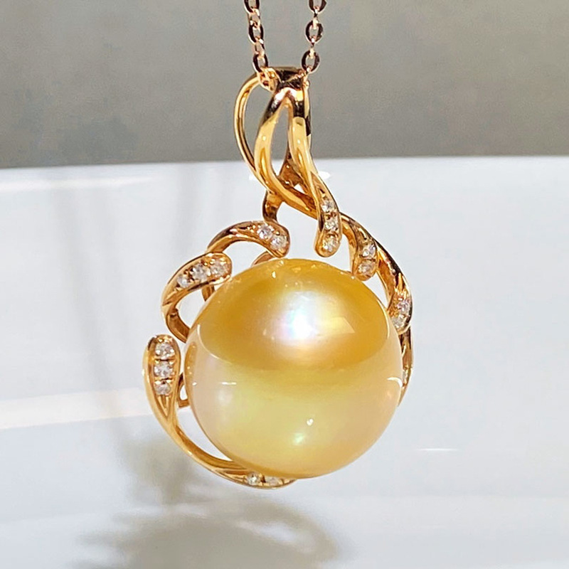 001 kg跨境属性支付方式买家服务金珠吊坠13mm4441.