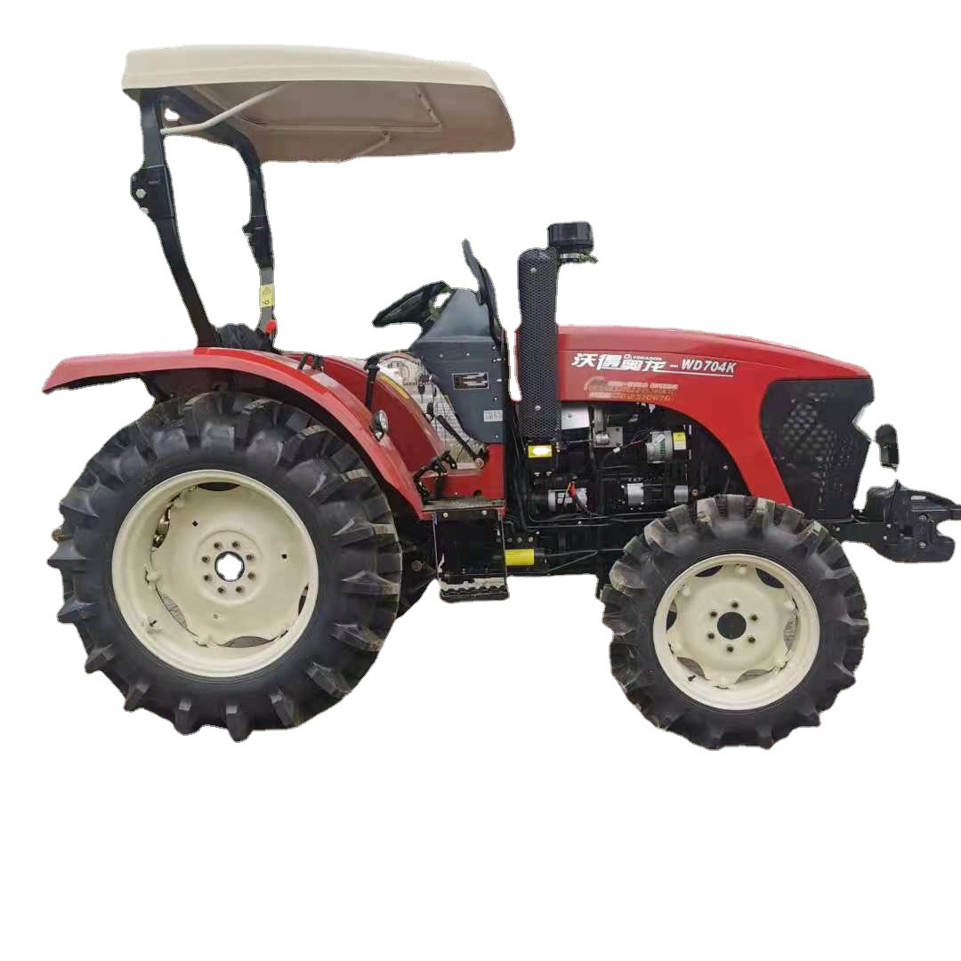 高配沃得奥龙704 水旱两用轮距可调 强压升降平底板拖拉机