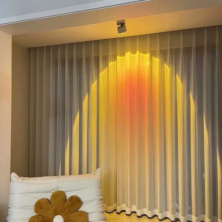 Sun Non-Falling Spotlight Internet Celebrity Sunset Red Wall Washer Hallway Background Wall Clothing Shop Rotatable Open-Mounted Sunset Light