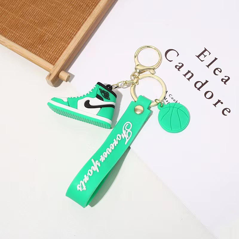 Men's and Women's Couple Sneakers AJ Three-Dimensional Keychain Pendant Car Key Chain Personality Creative Bag Pendant Small Gift