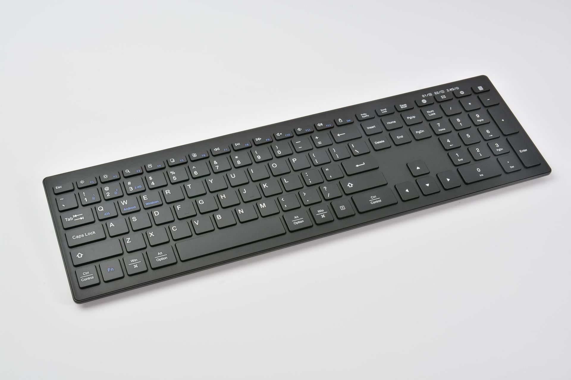 三系统通用蓝牙键盘 适用平板/手机/笔记本/台式电脑2.4g蓝牙键盘