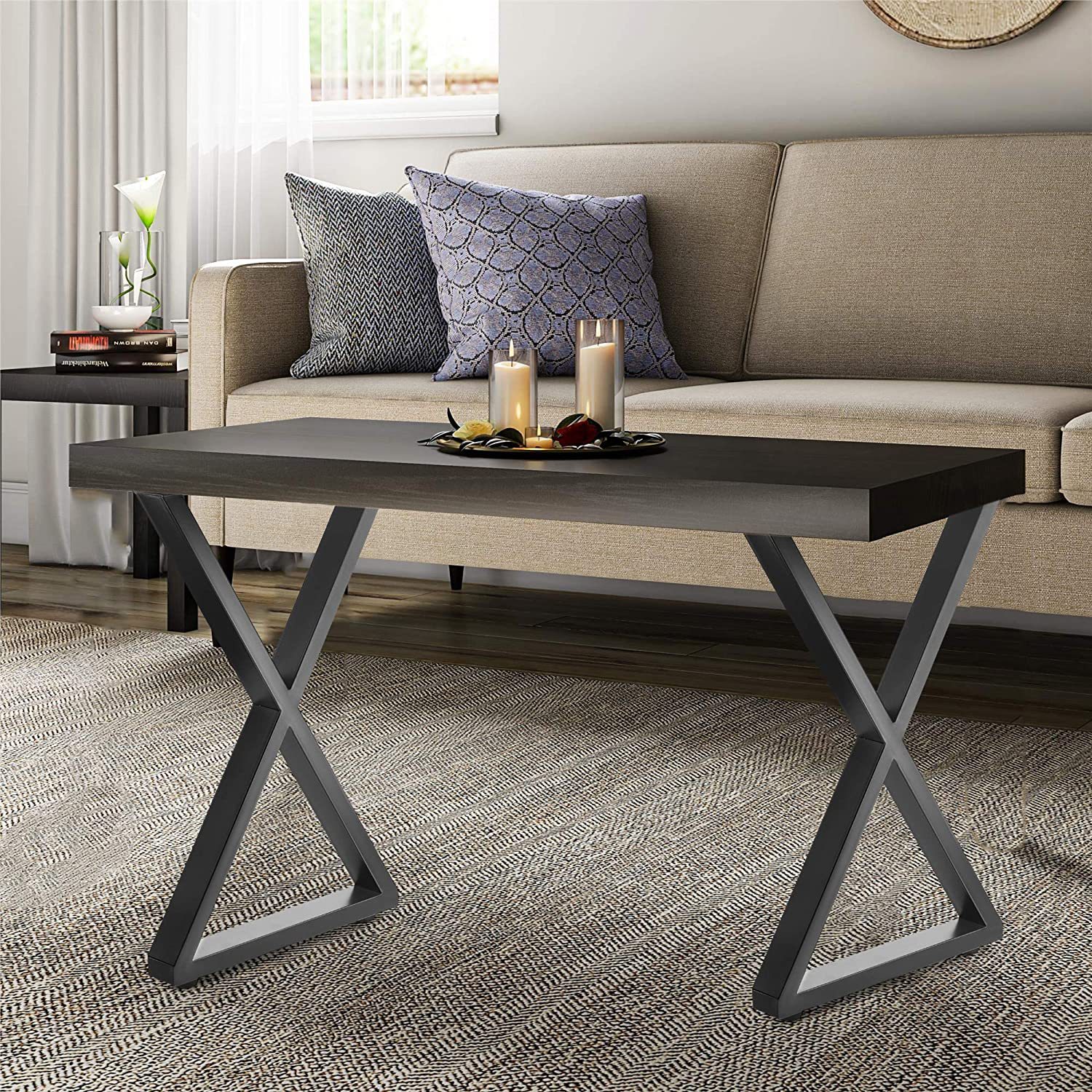 创意铁艺桌腿桌子腿支架时尚桌脚书桌支架餐桌餐台餐厅五金家具腿