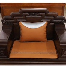 红木沙发垫全套新中式沙发坐垫西皮垫沙发垫四季通用防滑刮耐脏