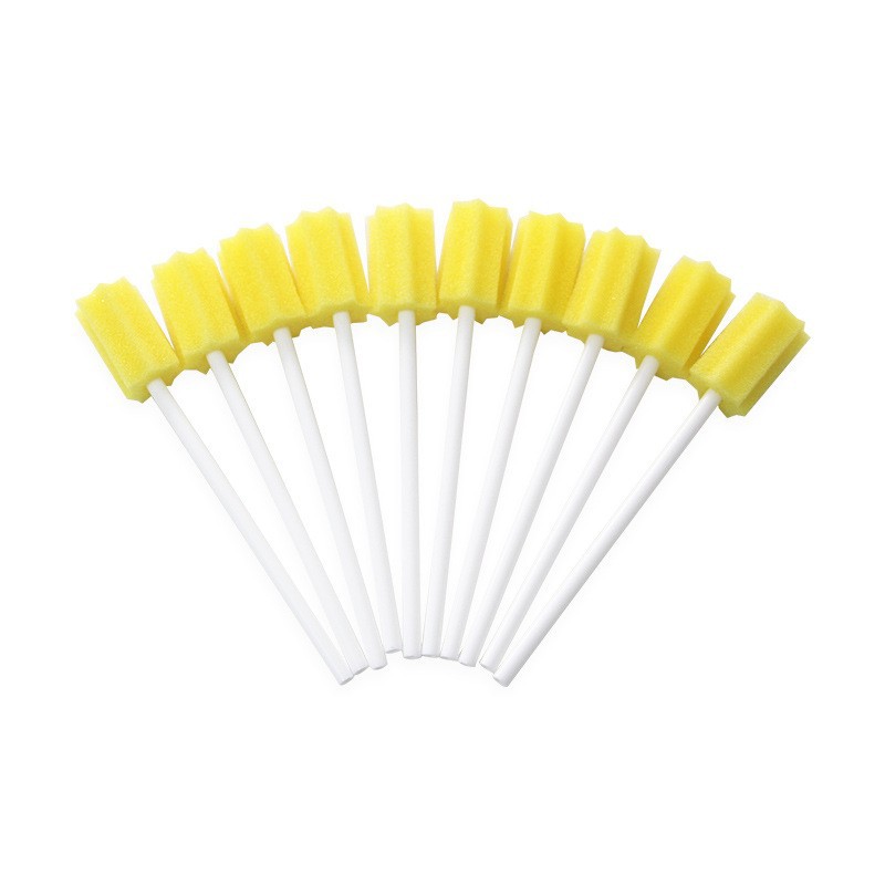 海绵棉签 一次性口腔护理海棉棒 口腔清洁海绵刷 护理海绵签-阿里巴巴