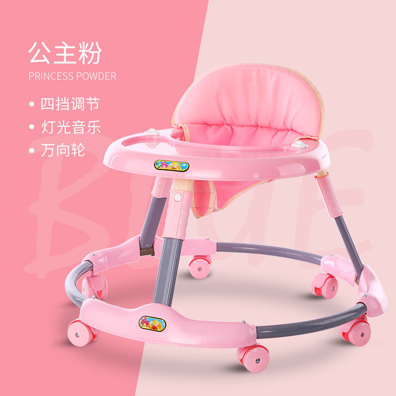 Baby Walker Anti-O-Type Back 6-18 Months Anti-Rollover Multifunctional Baby Stroller Walker