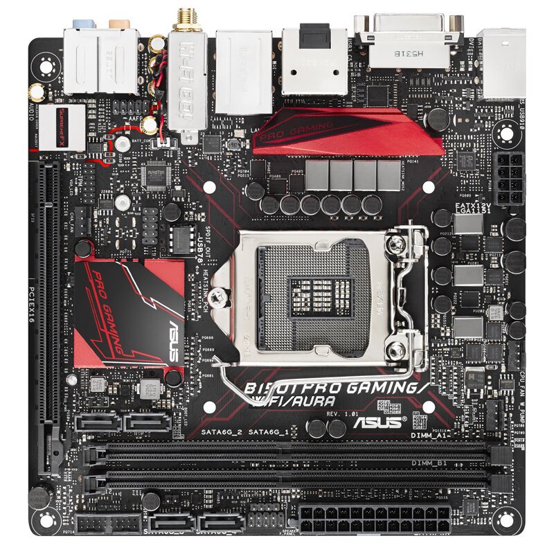 适用asus/华硕 b150i pro gaming/aura 专业rgb灯效itx主板