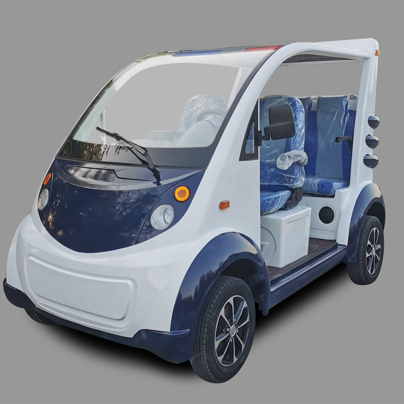 凯驰carxl4座全封闭电动巡逻车8座电瓶巡逻车社区物业安保巡逻车