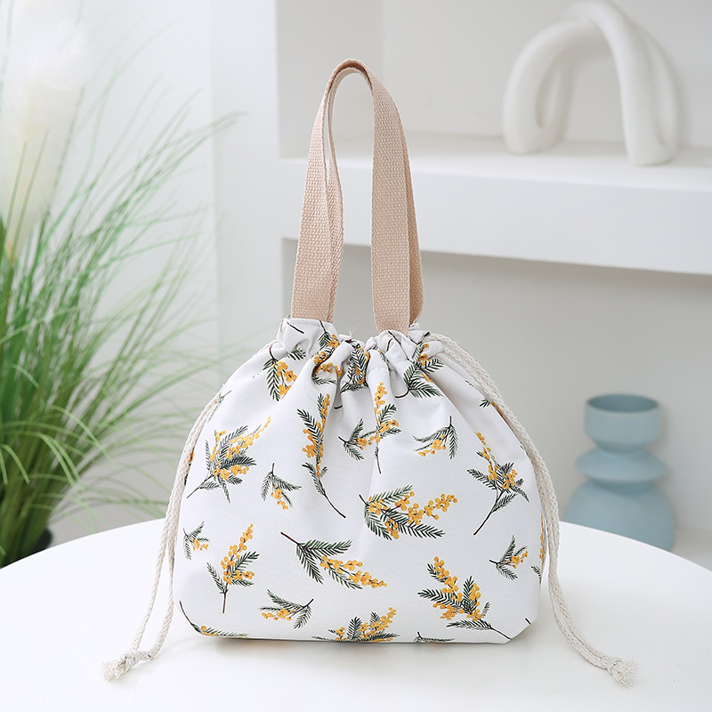 Trendy Women's Insulated Bag Portable Lunch Bag 2023 Spring New Outdoor Travel Printing Clutch Wholesale