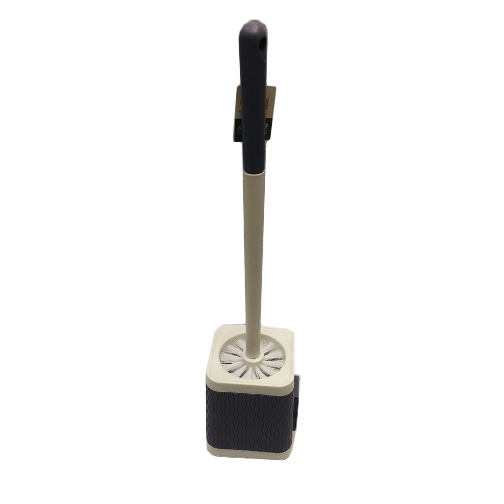 yijie soft rubber toilet brush set high-end sanitary cleaning brush with base wall-mounted toilet brush rs-300035