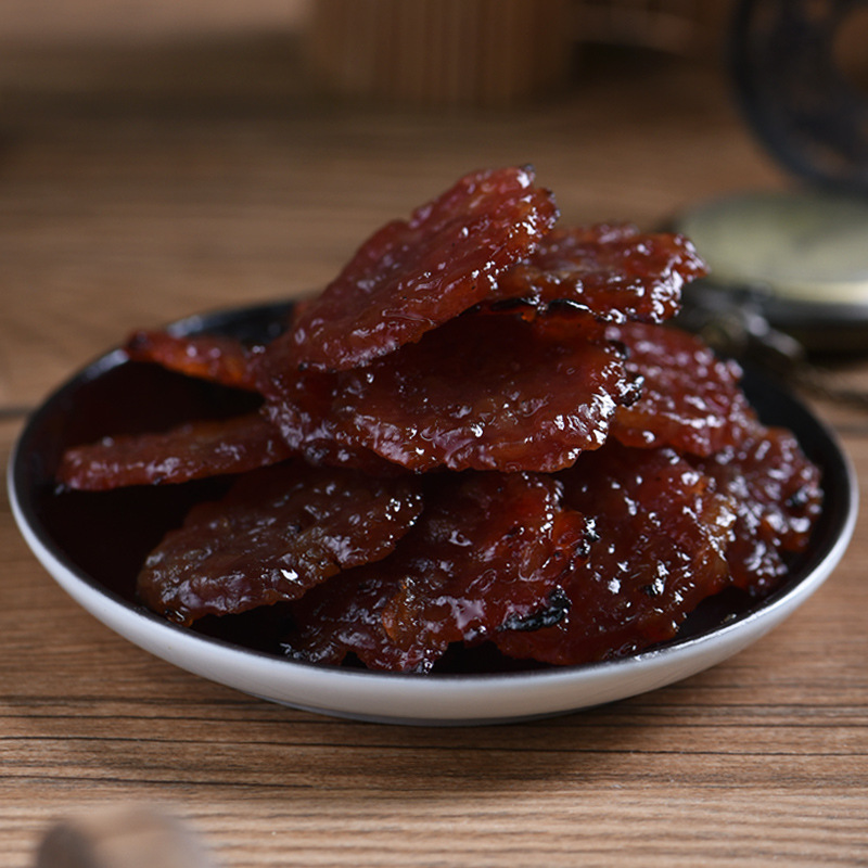 美珍香猪肉脯肉干休闲金钱烧烤猪肉100g*1包零食小吃休闲食品