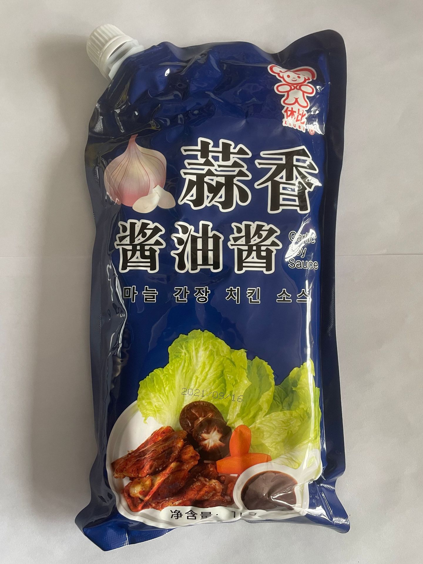 厂家直供1kg蒜香酱油酱酱炸鸡汉堡烤肉酱拌面炒饭调料品