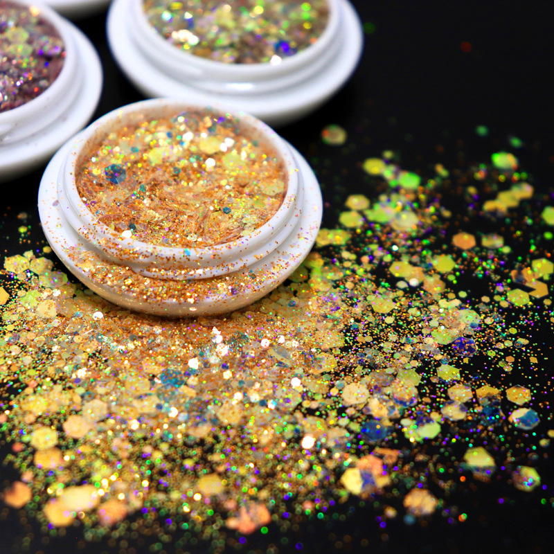 天窗盒装10色妖精之瞳美甲亮片闪粉美甲滴胶饰品 rk150070