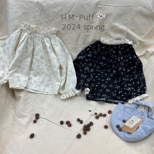 断码特价抢购现货正品网红哈米2024春款婴童满印花朵娃娃衫124008