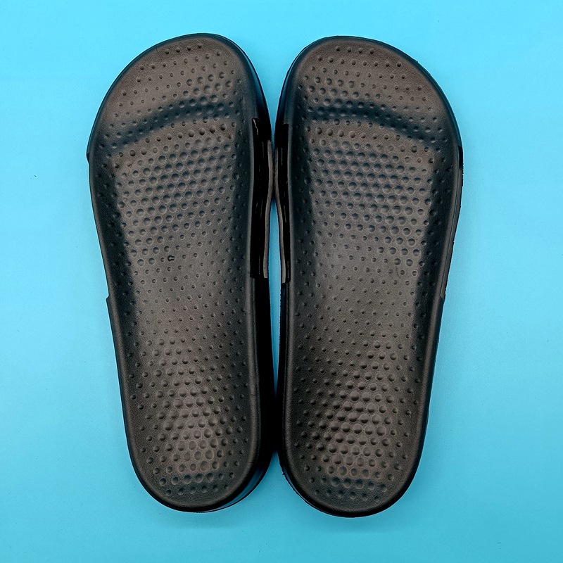 eva材质踩钉款手工一字拖鞋底 按摩颗粒底纹25-47码大底外贸批发