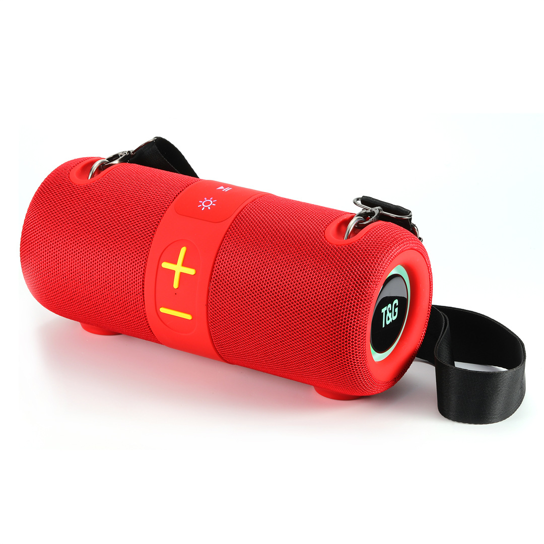 New Tg672 War Drum Wireless Bluetooth Speaker Outdoor Portable Card Subwoofer Tws Square Dance Gift Speaker