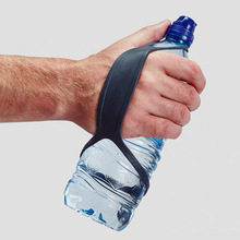批发户外矿泉水瓶带硅胶可伸缩挂绳瓶子提绳套手挽瓶带运动水瓶绑