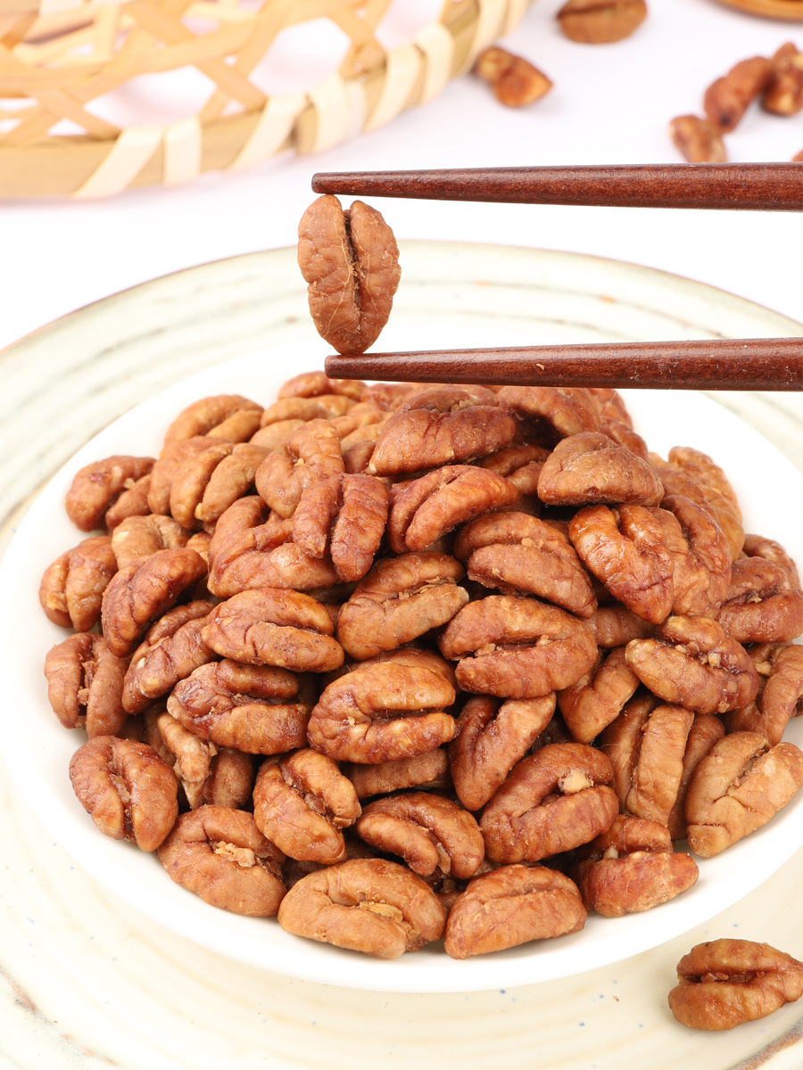 新货临安山核桃仁净重500g袋装小核桃胡桃仁特产炒货坚果零食散装