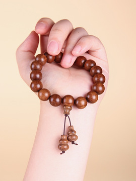 天然六道木手串男士老料降龙木念珠手链文玩手持佛珠档位珠女饰品