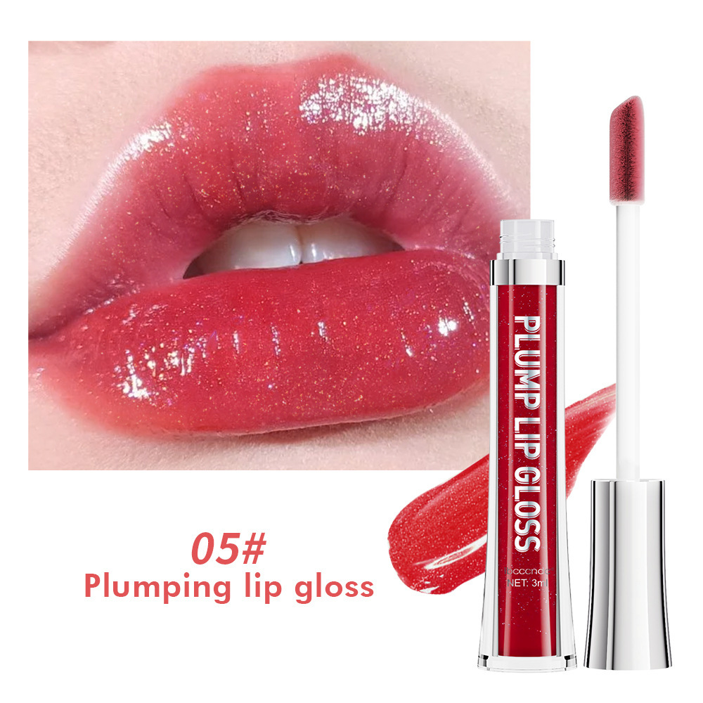 Ibcccndc New Dudu Lip Gloss Lightweight Lip Balm Colored Glass Mirror Liquid Big Mouth Lip Gloss