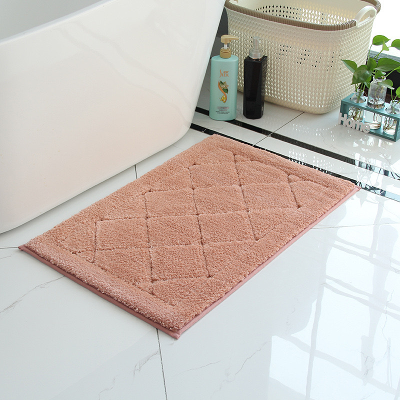 Factory Direct Sales Foreign Trade Wholesale Cross-Border Home Ground Mat Door Mat Absorbent Bathroom Thickening Bathroom Anti-Slip Mats