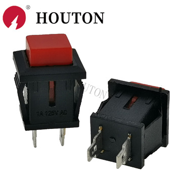 按钮开关 ds-429 方形自锁开关 无锁开关 方形按键开关按通按档