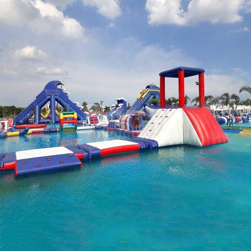 水上大型闯关娱乐项目 水上乐园冲关挑战 支架水池泳池冲关厂家