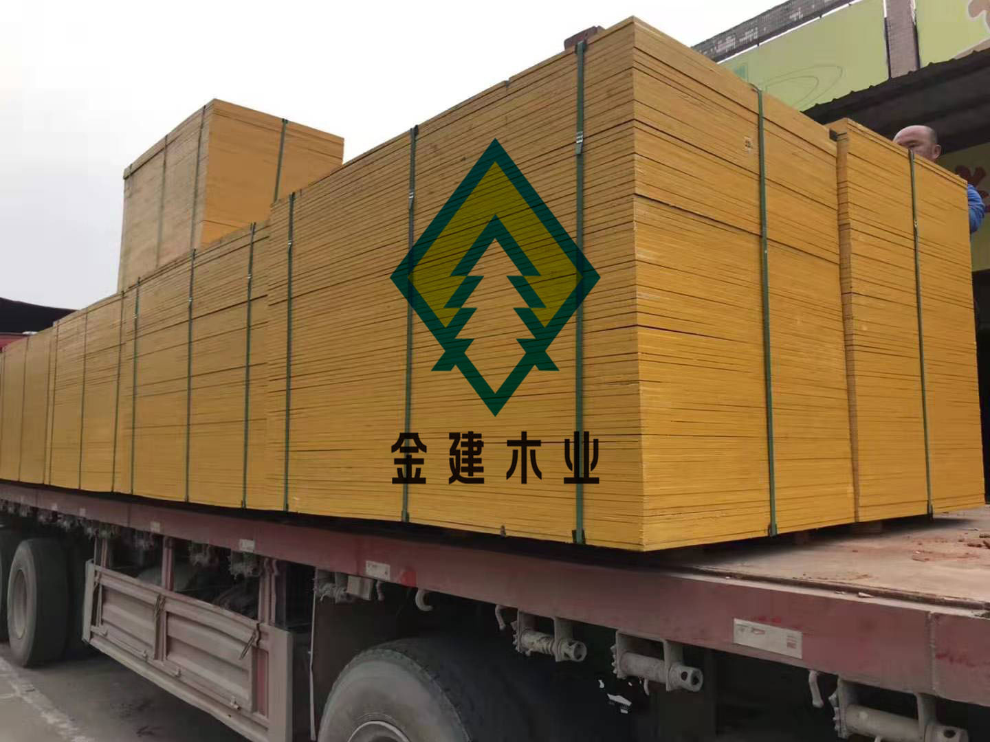 建筑模板工程工地木模板 广东工地1220*2440小红色木模板建筑红板