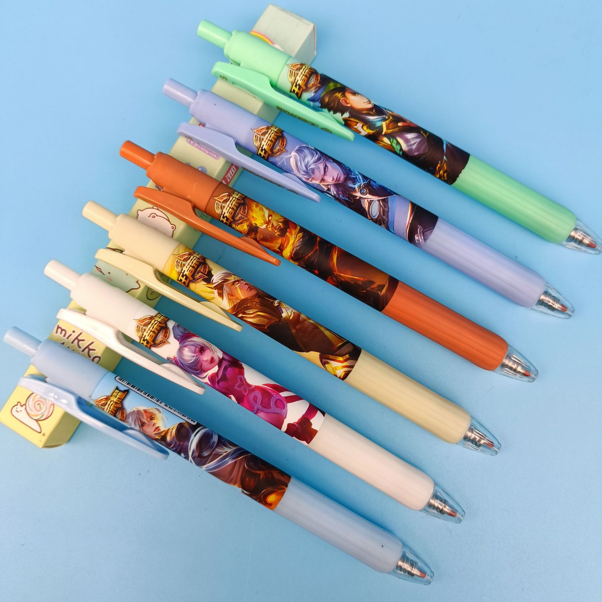 王者no:11016精品按动式中性笔游戏周边创意签字笔学生考试用笔