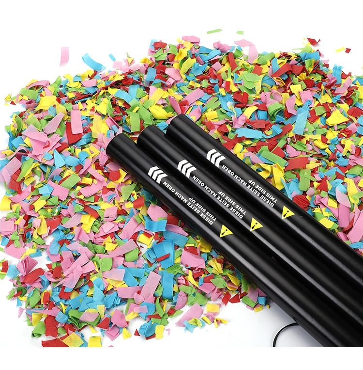 电子礼花酒吧派对气氛手持礼炮夜场空气加特林烟花阻燃纸礼花