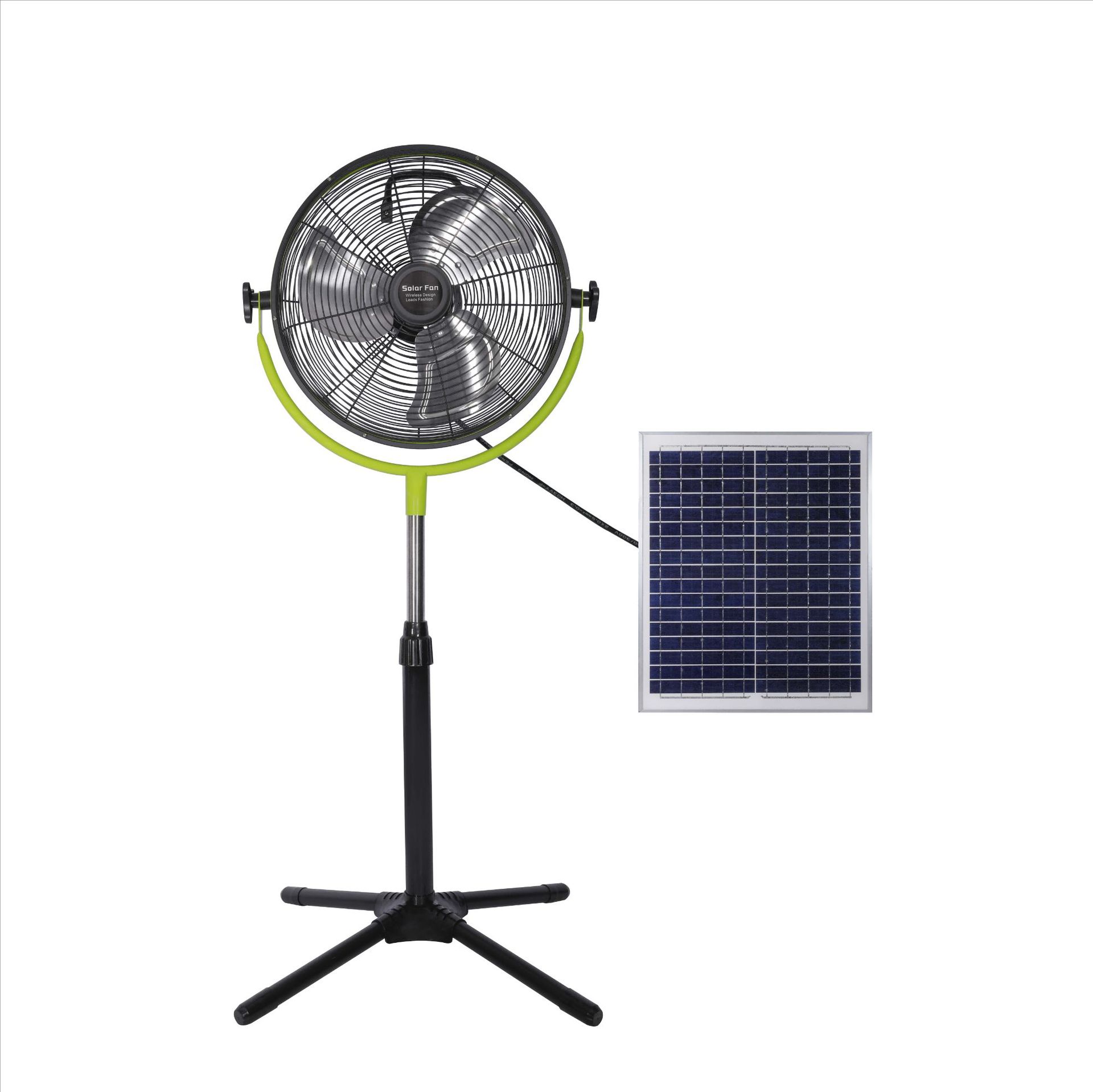 Solar Fan 5-Gear Adjustable Drop Floor Fan USB Charging Floor Fan Floor Fan Outdoor Camping Multi-Function Led Electric Fan