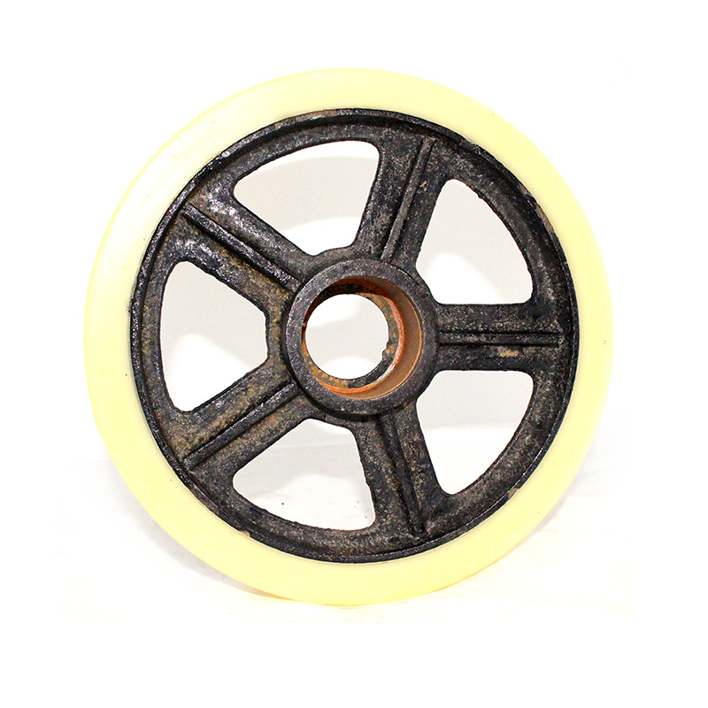 厂家直供脚轮10寸南京单双铁芯脚轮尼龙轮工业万向推车工具车脚轮
