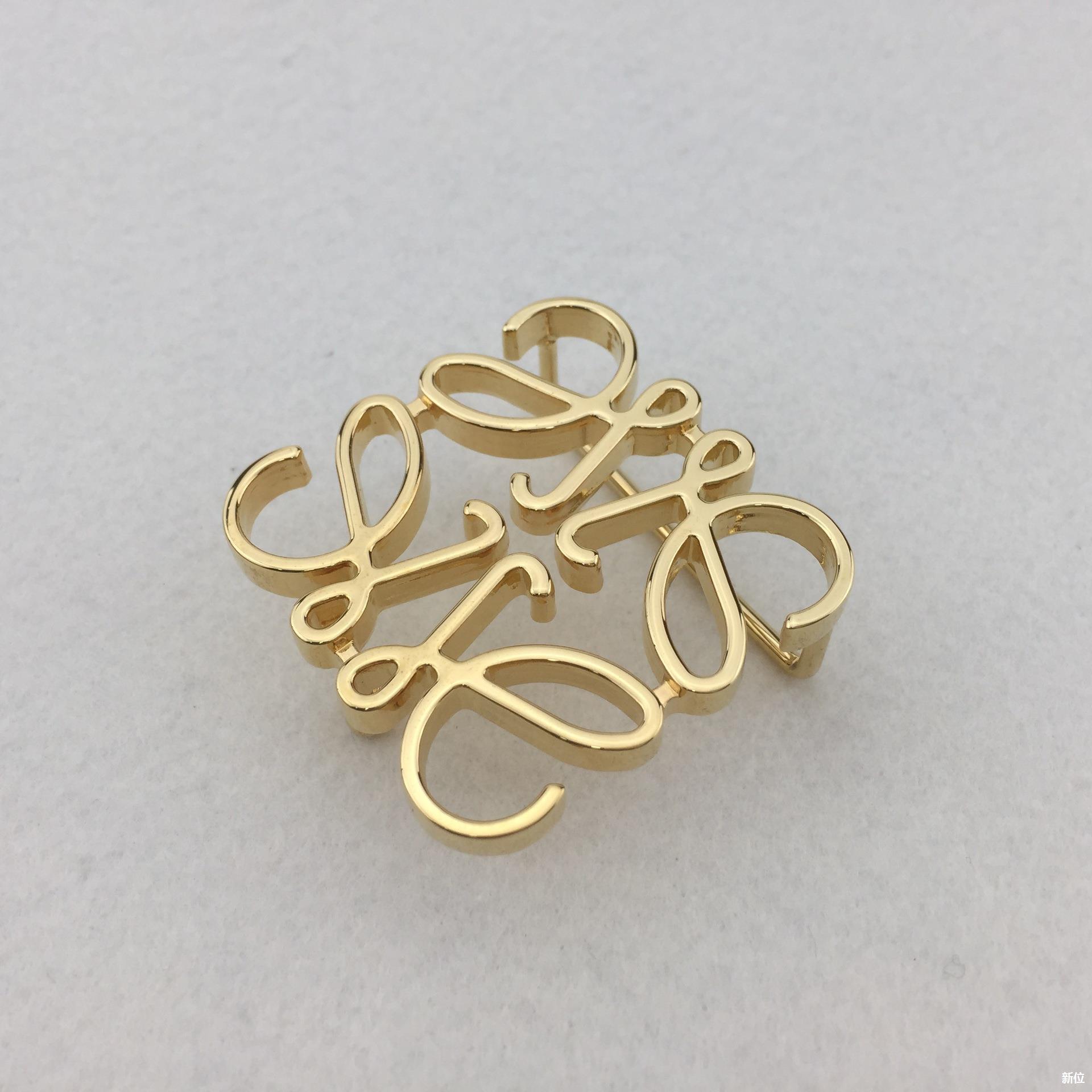 高档男女皮带扣头实心纯铜平滑扣内穿板扣腰带卡子配件4.0/3.