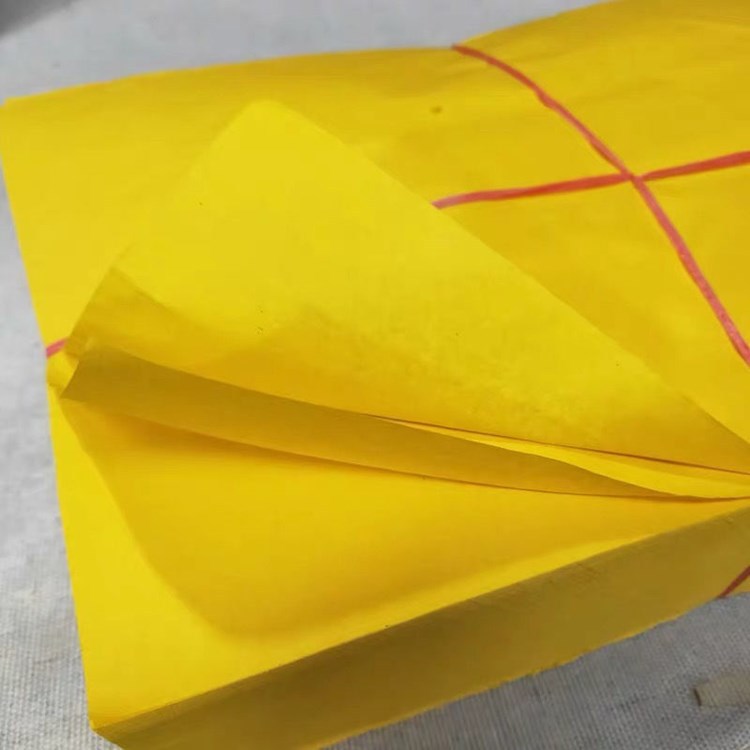 大张黄表纸黄纸火纸黄烧纸竹浆纸祭祀用上用品清明周年上坟黄表纸