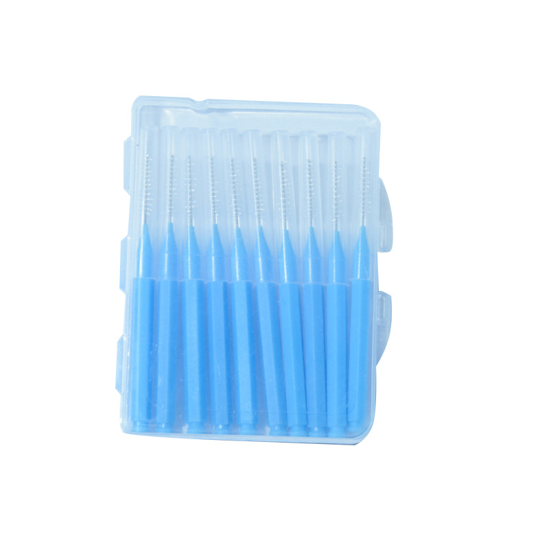 10 Pcs Boxed Interdental Brush Amazon Interdental Brush Portable Dental Floss Teeth Cleaning Interdental Brush